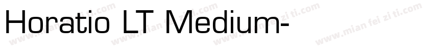 Horatio LT Medium字体转换